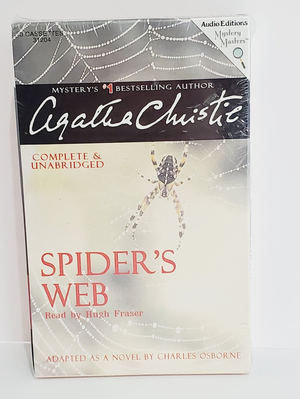 NEW Spider's Web Audio Book Agatha Christie  Unabridged 3 Cassettes